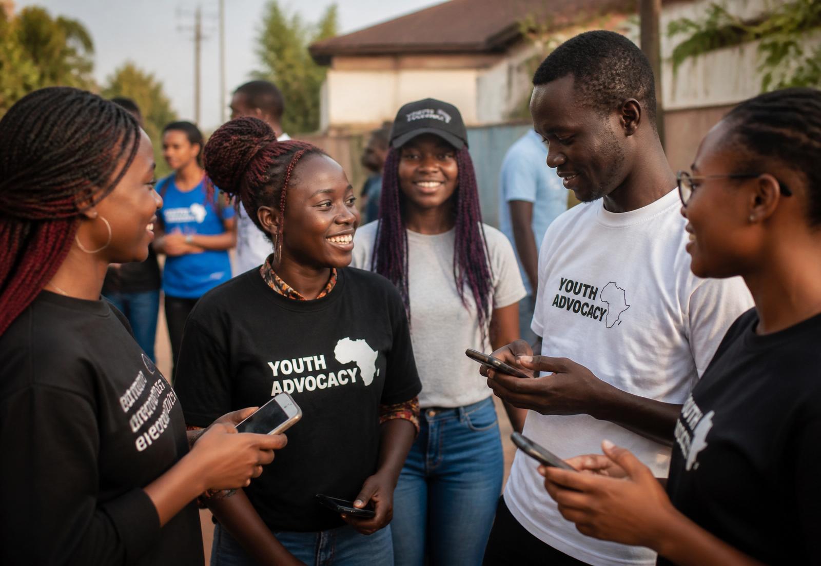 Young African advocates connecting across a community — a continental network